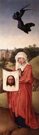 WEYDEN, Rogier van der Crucifixion Triptych Germany oil painting art